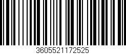 Código de barras (EAN, GTIN, SKU, ISBN): '3605521172525'