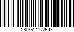Código de barras (EAN, GTIN, SKU, ISBN): '3605521172587'