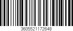 Código de barras (EAN, GTIN, SKU, ISBN): '3605521172648'
