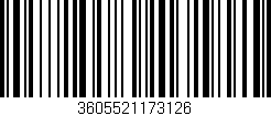 Código de barras (EAN, GTIN, SKU, ISBN): '3605521173126'