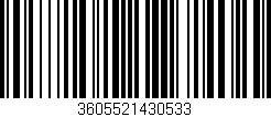 Código de barras (EAN, GTIN, SKU, ISBN): '3605521430533'