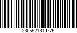 Código de barras (EAN, GTIN, SKU, ISBN): '3605521610775'