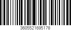 Código de barras (EAN, GTIN, SKU, ISBN): '3605521695178'