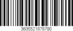 Código de barras (EAN, GTIN, SKU, ISBN): '3605521879790'
