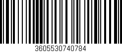 Código de barras (EAN, GTIN, SKU, ISBN): '3605530740784'