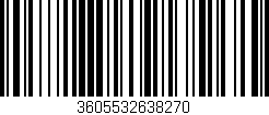Código de barras (EAN, GTIN, SKU, ISBN): '3605532638270'