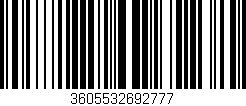 Código de barras (EAN, GTIN, SKU, ISBN): '3605532692777'