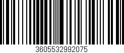 Código de barras (EAN, GTIN, SKU, ISBN): '3605532992075'
