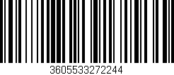 Código de barras (EAN, GTIN, SKU, ISBN): '3605533272244'