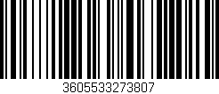Código de barras (EAN, GTIN, SKU, ISBN): '3605533273807'
