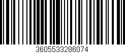 Código de barras (EAN, GTIN, SKU, ISBN): '3605533286074'