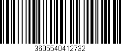 Código de barras (EAN, GTIN, SKU, ISBN): '3605540412732'