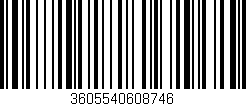 Código de barras (EAN, GTIN, SKU, ISBN): '3605540608746'