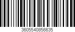 Código de barras (EAN, GTIN, SKU, ISBN): '3605540856635'