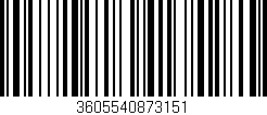 Código de barras (EAN, GTIN, SKU, ISBN): '3605540873151'