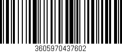 Código de barras (EAN, GTIN, SKU, ISBN): '3605970437602'