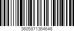 Código de barras (EAN, GTIN, SKU, ISBN): '3605971364648'