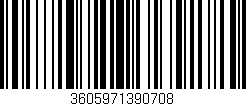 Código de barras (EAN, GTIN, SKU, ISBN): '3605971390708'