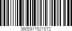 Código de barras (EAN, GTIN, SKU, ISBN): '3605971521072'