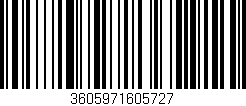 Código de barras (EAN, GTIN, SKU, ISBN): '3605971605727'