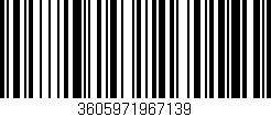 Código de barras (EAN, GTIN, SKU, ISBN): '3605971967139'