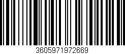 Código de barras (EAN, GTIN, SKU, ISBN): '3605971972669'