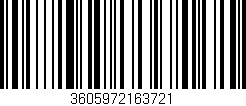 Código de barras (EAN, GTIN, SKU, ISBN): '3605972163721'