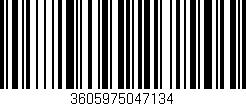 Código de barras (EAN, GTIN, SKU, ISBN): '3605975047134'