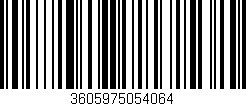Código de barras (EAN, GTIN, SKU, ISBN): '3605975054064'