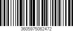 Código de barras (EAN, GTIN, SKU, ISBN): '3605975062472'