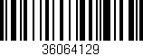 Código de barras (EAN, GTIN, SKU, ISBN): '36064129'