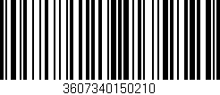 Código de barras (EAN, GTIN, SKU, ISBN): '3607340150210'