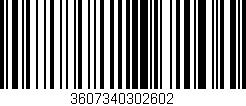 Código de barras (EAN, GTIN, SKU, ISBN): '3607340302602'