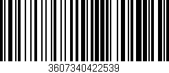 Código de barras (EAN, GTIN, SKU, ISBN): '3607340422539'