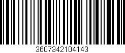 Código de barras (EAN, GTIN, SKU, ISBN): '3607342104143'