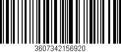 Código de barras (EAN, GTIN, SKU, ISBN): '3607342156920'