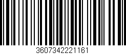 Código de barras (EAN, GTIN, SKU, ISBN): '3607342221161'