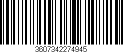 Código de barras (EAN, GTIN, SKU, ISBN): '3607342274945'