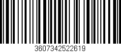Código de barras (EAN, GTIN, SKU, ISBN): '3607342522619'