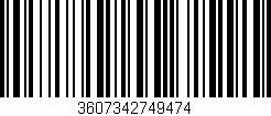 Código de barras (EAN, GTIN, SKU, ISBN): '3607342749474'