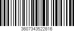 Código de barras (EAN, GTIN, SKU, ISBN): '3607343522816'