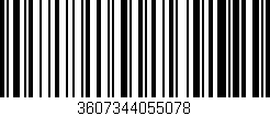 Código de barras (EAN, GTIN, SKU, ISBN): '3607344055078'