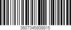 Código de barras (EAN, GTIN, SKU, ISBN): '3607345809915'