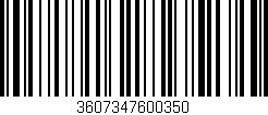 Código de barras (EAN, GTIN, SKU, ISBN): '3607347600350'