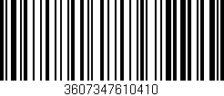 Código de barras (EAN, GTIN, SKU, ISBN): '3607347610410'