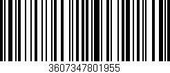 Código de barras (EAN, GTIN, SKU, ISBN): '3607347801955'