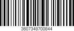 Código de barras (EAN, GTIN, SKU, ISBN): '3607348700844'