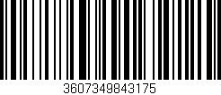 Código de barras (EAN, GTIN, SKU, ISBN): '3607349843175'