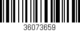 Código de barras (EAN, GTIN, SKU, ISBN): '36073659'