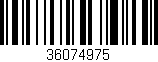 Código de barras (EAN, GTIN, SKU, ISBN): '36074975'